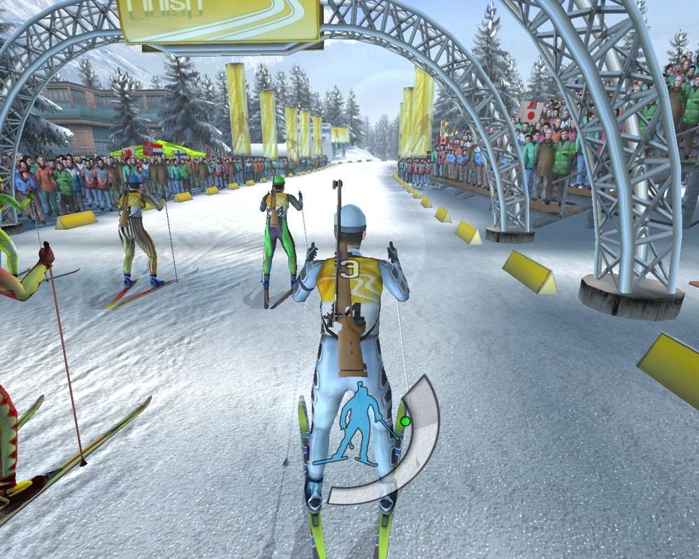 RTL Biathlon 2007 screenshot 5 for Playstation 2